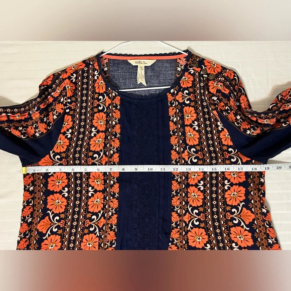 Matilda Jane Floral Top Blouse Floret Pintuck Peasant Women’s Small - Picture 16 of 16